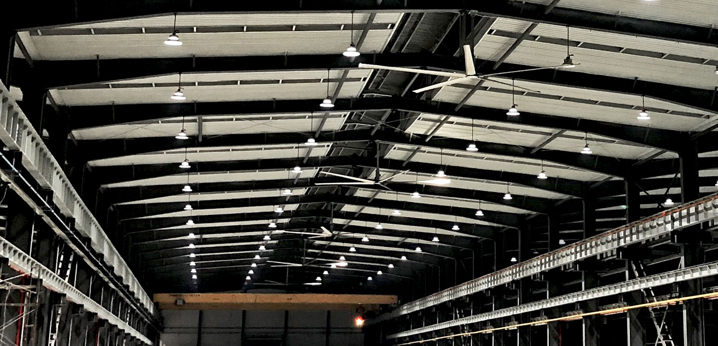 蕪湖玻璃廠工業大風扇冷卻降溫