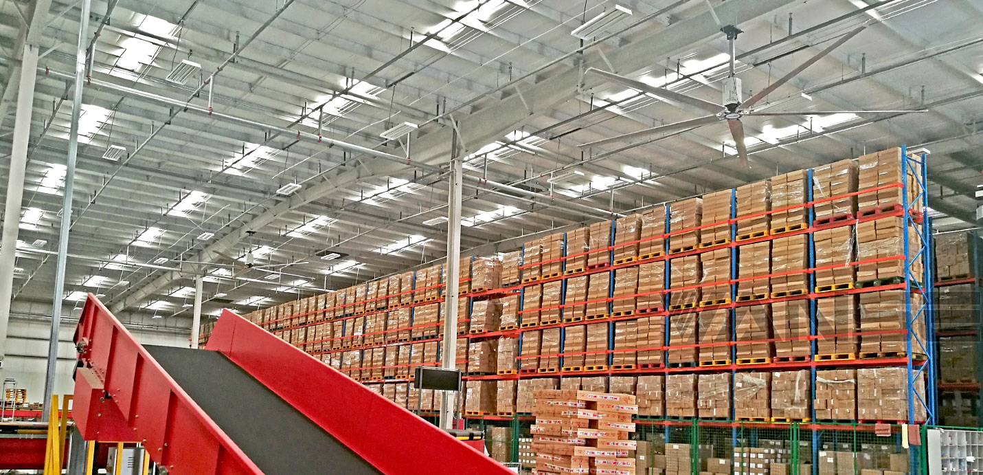 蘇州申通快遞倉庫工業大吊扇