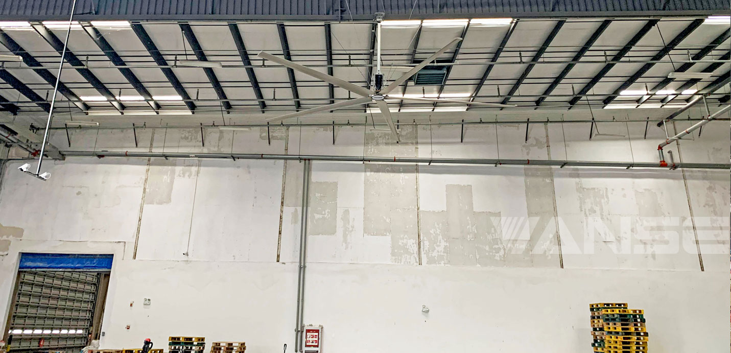 上海百世物流倉庫工業(yè)大風扇