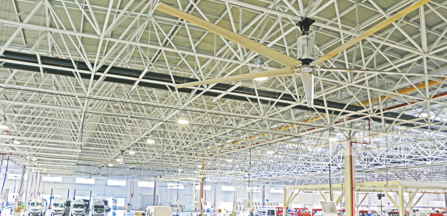 上汽集團(tuán)工業(yè)大風(fēng)扇通風(fēng)降溫