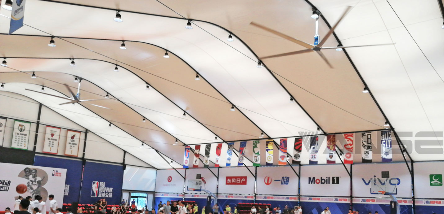 NBA籃球體育館大型工業吊扇