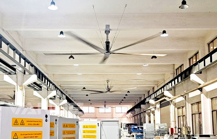 無錫江陰制造車間7.3米大型工業吊扇